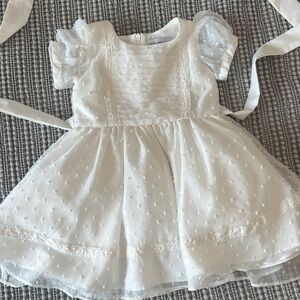 White Flower Girl Dress